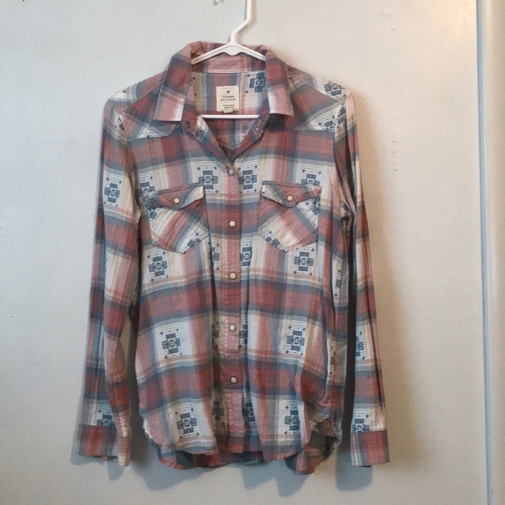 AE Vintage Plaid Shirt